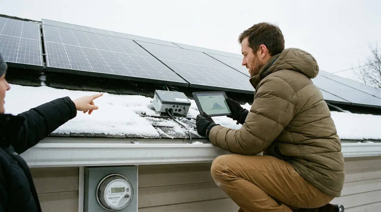 Photovoltaik im Winter: Wie viel Ertrag bringt die Anlage?