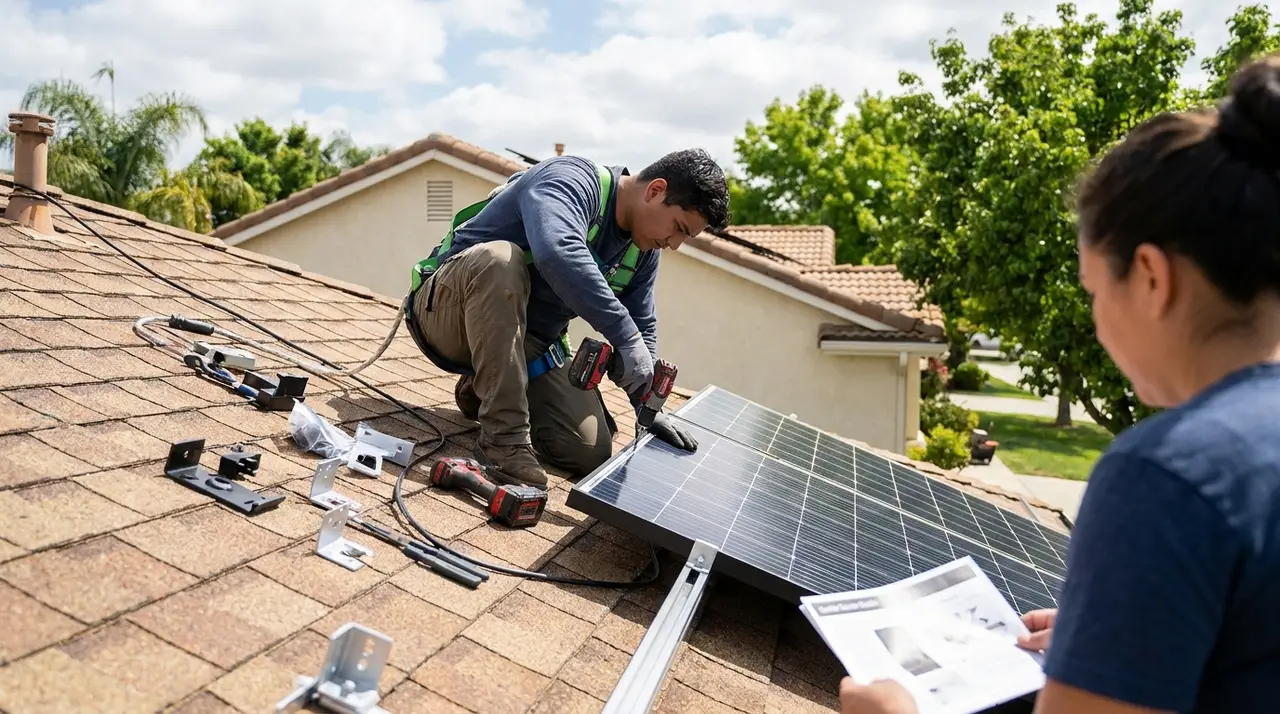 Solaranlage selber bauen: Anleitung und worauf Sie achten müssen
